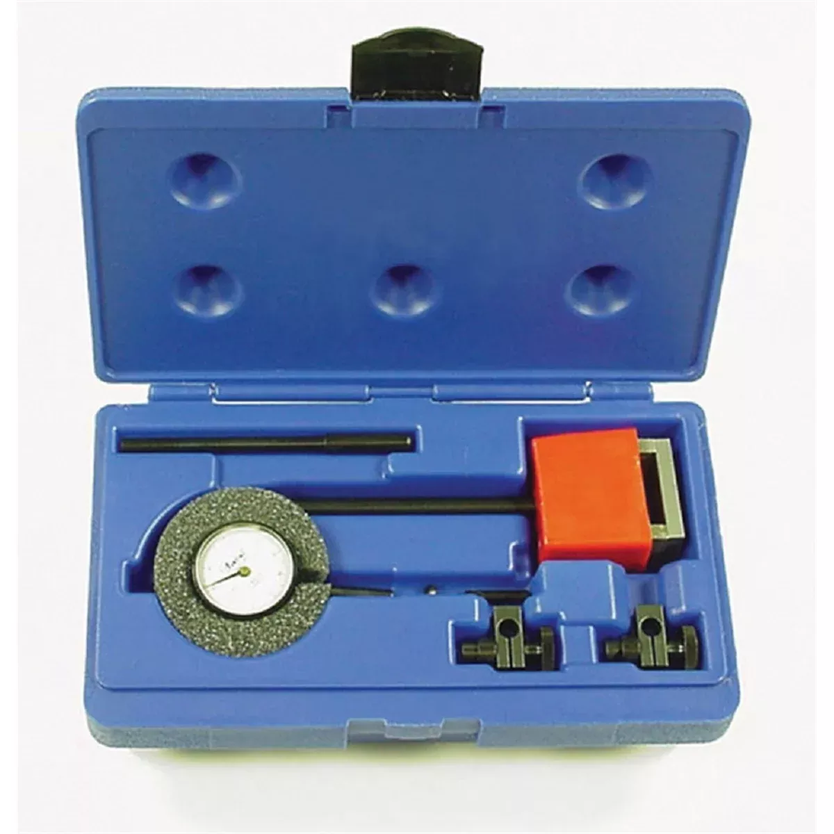 .200in. Range 0-100 Magnetic Base Dial Indicator Set CEN6405 Central Tools