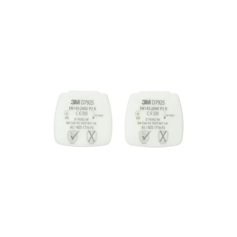 3M Secure Click Particulate Filter D7925, P2 (Box of 20 Pairs)