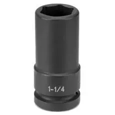 (GRY-4040DT) 1″ Drive x 1-1/4″ Extra-Deep Thin-Wall Impact Socket