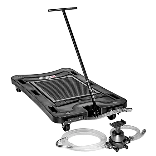 John Dow Industries JDI-17FPLP Low Profile 17-Gallon Oil Drain w/ Foot Pump"