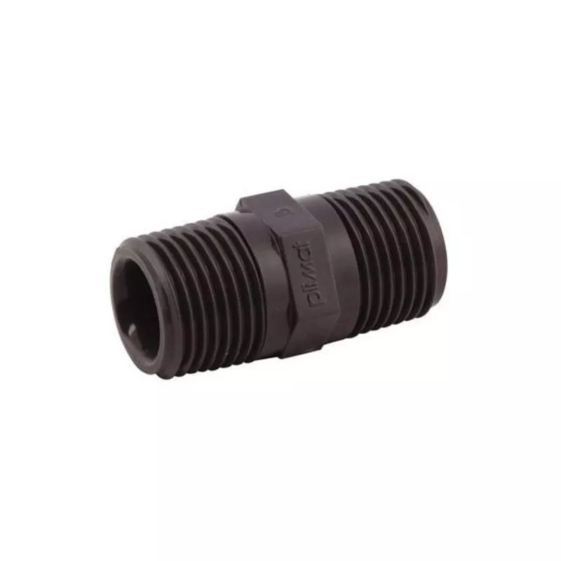 " x " PVC Nipple, Male thread x Male thread